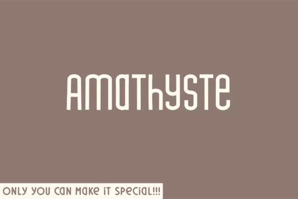 Amathyste: A Thoughtful Sans Serif Display Font for Editorial Design