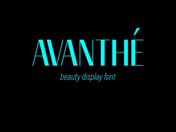 Avanthe: A Bold Font for Business Branding