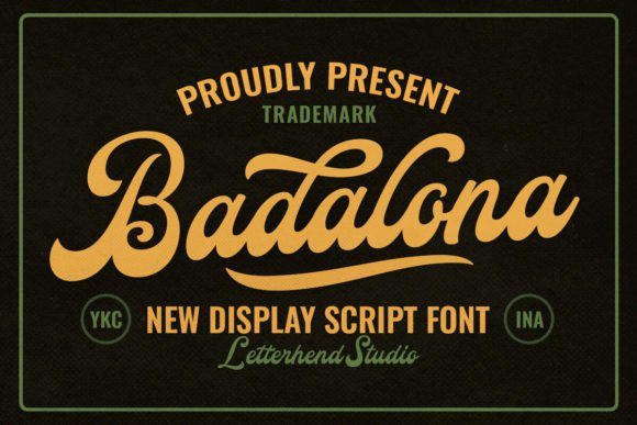 Badalona: A Premium Script Handwritten Font for High-Impact Branding