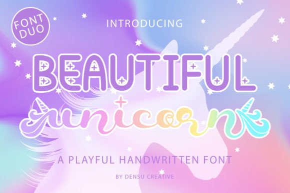Beautiful Unicorn Font: Playful Script Handwritten Fonts for Kids’ Content