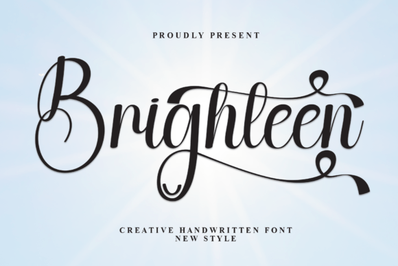 Brighteen: A Sweet & Friendly Handwritten Font for Makers
