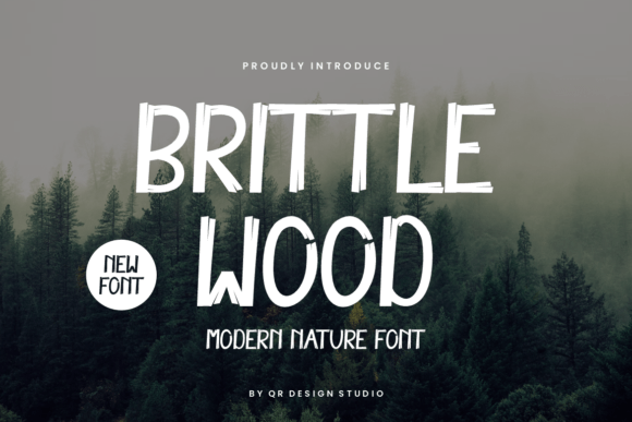 Brittle Wood Font: Hand-Drawn Script for Crafters & Sellers