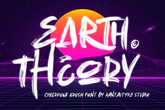 Earth Theory Font for Creative Projects