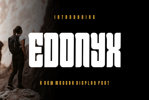 Edonyx: A Bold & Authentic Sans Serif Font for Makers