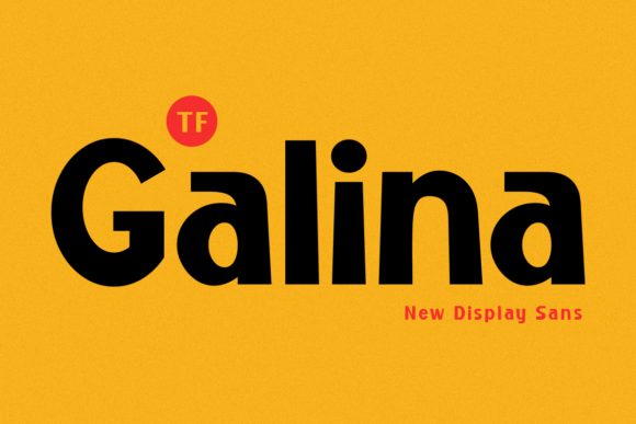 Galina Font: A Display Sans Serif for Elegant Branding