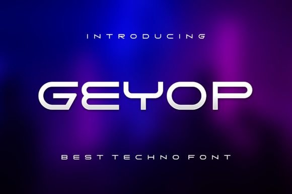 Geyop: A Bold Modern Sans Serif Font for Digital Design