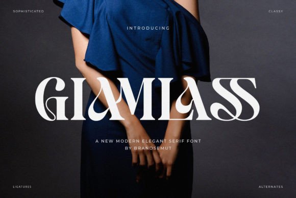 Giamlass: Elegant Display Serif Font for High-Impact Branding