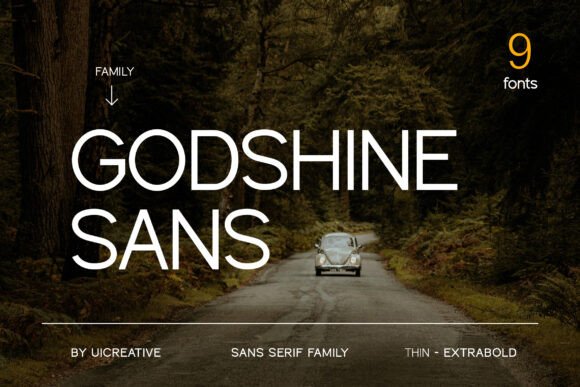 Godshine Sans: Elegant Sans Serif Font for Scroll-Stopping Brand Content