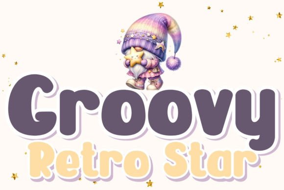 Groovy Retro Star: A Script Handwritten Font for Bold, Organic Branding