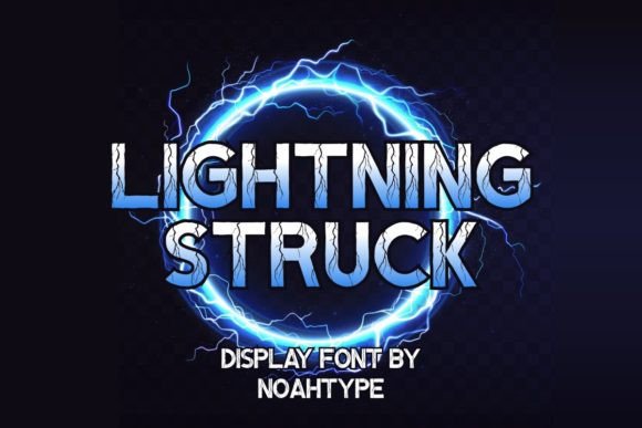 Lightning Struck Font for Bold, Memorable Branding