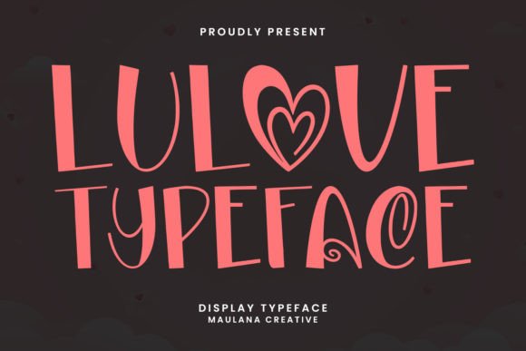 Lulove: A Sweet, Playful Display Font for Handmade Creators