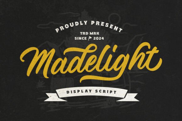 Madelight: A Retro Script Handwritten Font for Editorial Impact