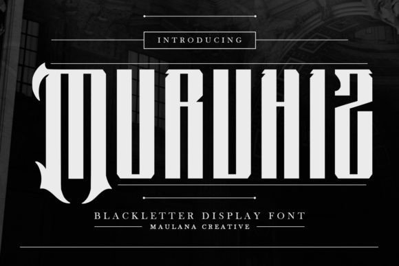Murvhiz: A Bold Blackletter Font for Editorial Impact