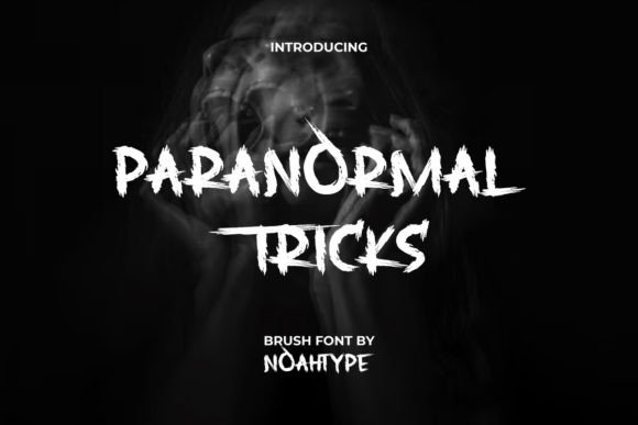 Paranormal Tricks Font: A Spooky Handwriting Display Typeface