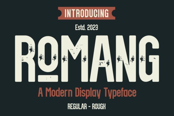 Romang: A Modern Display Font for Impactful Campaign Headlines