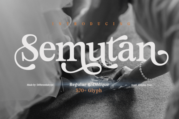 Semutan Serif Font for Handmade Branding