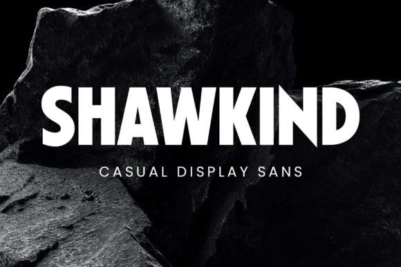 Shawkind: A Strong & Elegant Sans Serif Font for Digital Design
