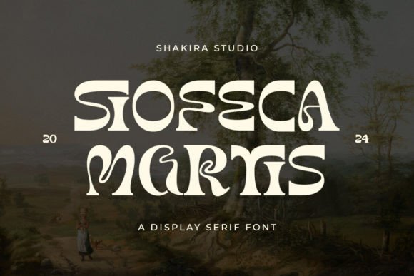Siofeca Martis: A Psychedelic Serif Font for Distinctive Branding