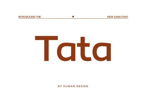 Tata: A Clean Sans Serif Font