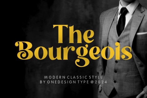 The Bourgeois Serif Font for Elegant Handmade Design