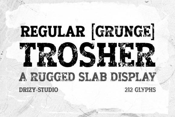 Trosher Font for Earthy, Rugged Brand Identity