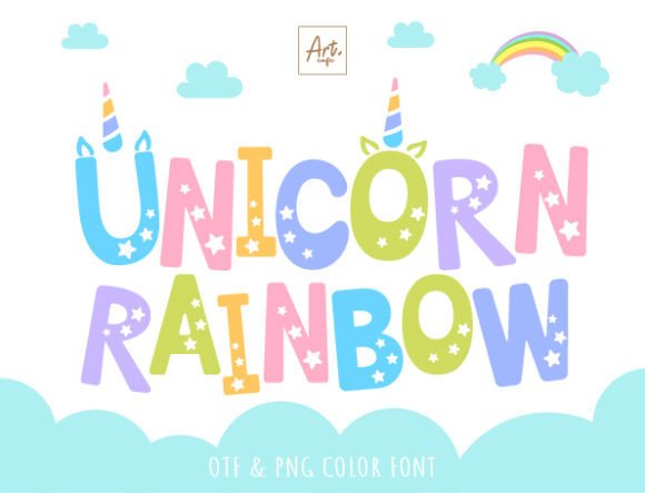 Unicorn Rainbow Font for Playful, High-Impact Branding
